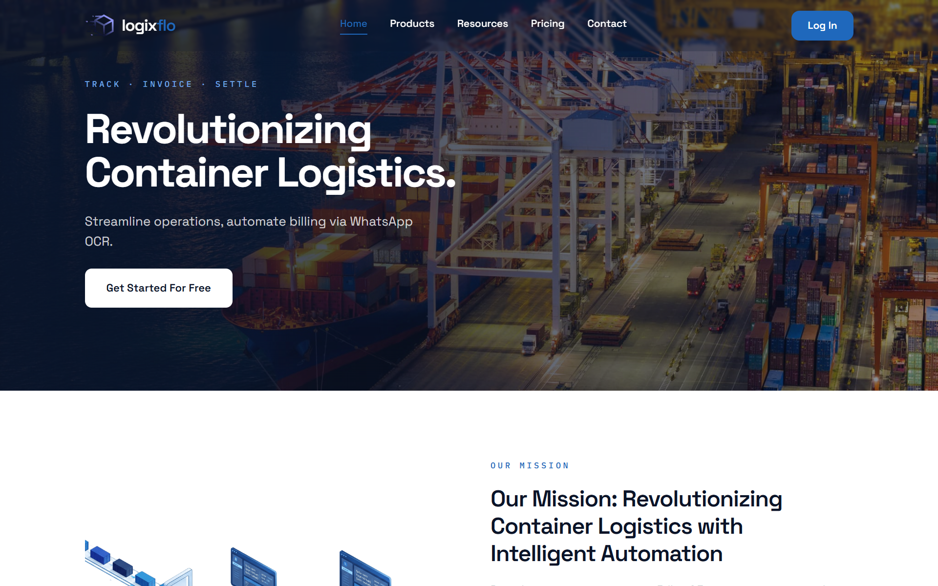 logixflo website preview